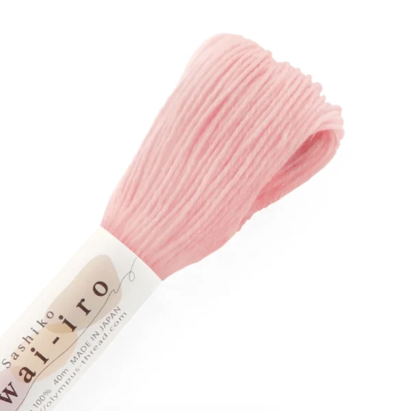 Olympus Sashiko Garn, Awai-iro, A11, Shell Pink