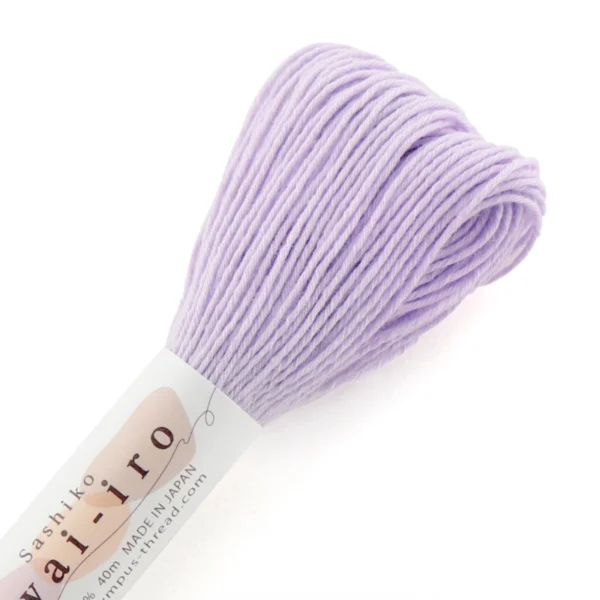 Olympus Sashiko Garn, Awai-iro, A5, Lavender Sage