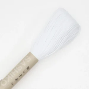Olympus Sashiko Garn, einfarbig, 20m, 1, weiß