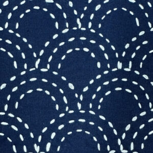Sashiko Stickanleitung – Seigaiha („Meereswellen“)
