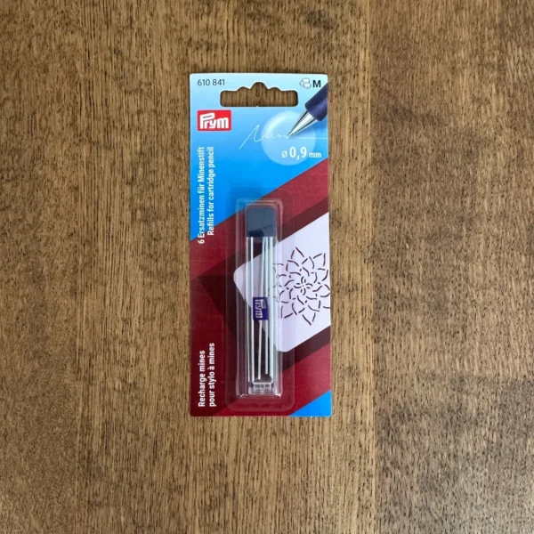 Prym Ersatzminen für Minenstift, Ø 0,9mm weiß