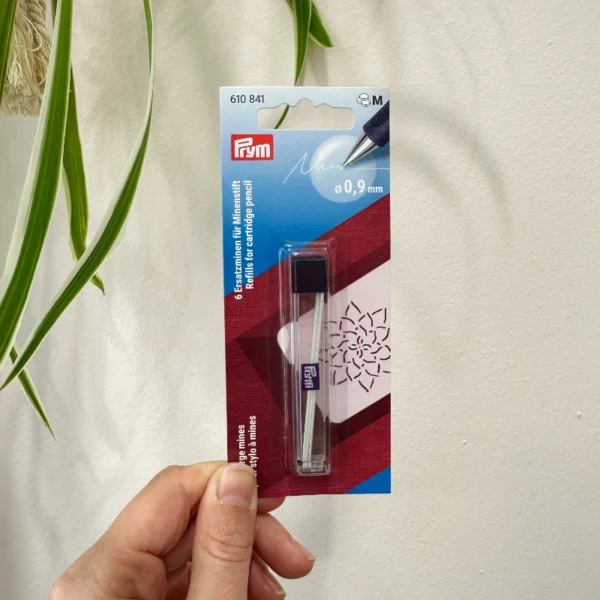 Prym Ersatzminen für Minenstift, Ø 0,9mm, weiß
