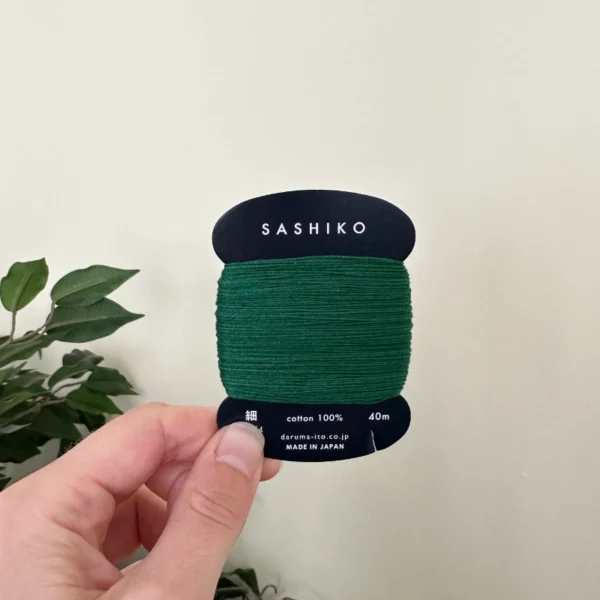 Daruma Sashiko Garn 40m 208 tannengrün