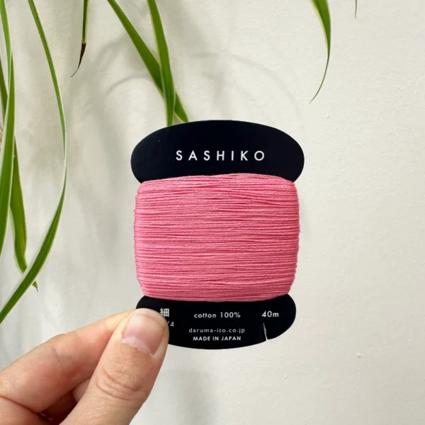 Daruma Sashiko Garn 40m 222 soft pink