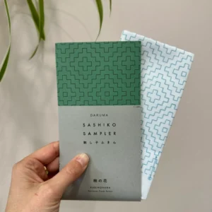 Daruma Sashiko Sampler Kakinohana wei&szlig;