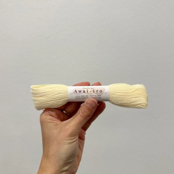 Olympus Sashiko Garn, Awai-iro, A2, Lemon Chiffon