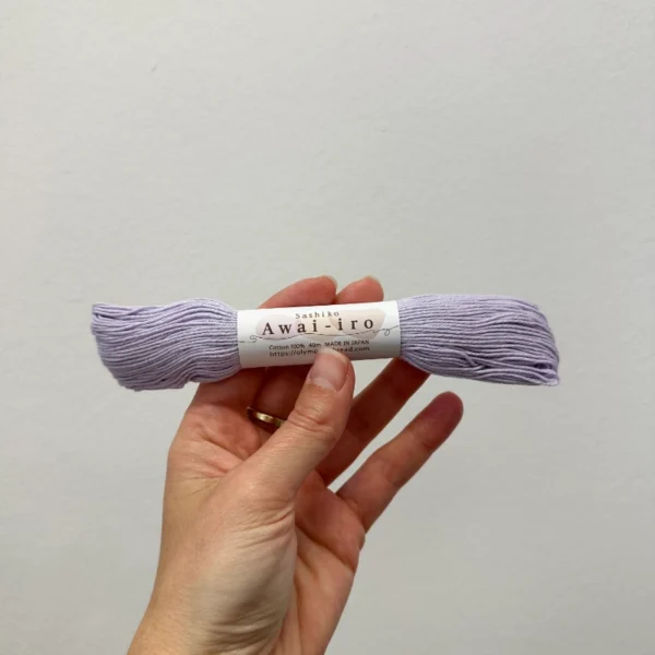 Olympus Sashiko Garn, Awai-iro, A5, Lavender Sage