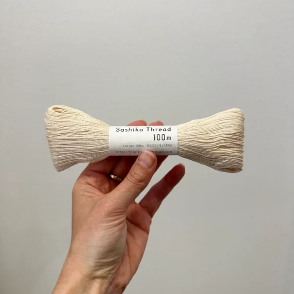 Olympus Sashiko Garn, creme, 102, 100m