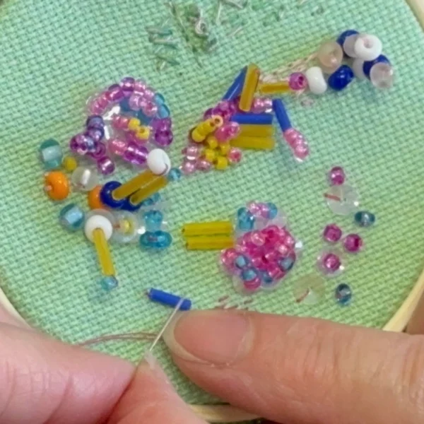 3D Stickerei für Anfänger Mannheim 013 3D Stickerei für Anfänger: Korallenriffe